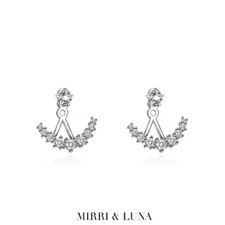 MIRRI &amp; LUNA - Silver Stardust Stud Earrings