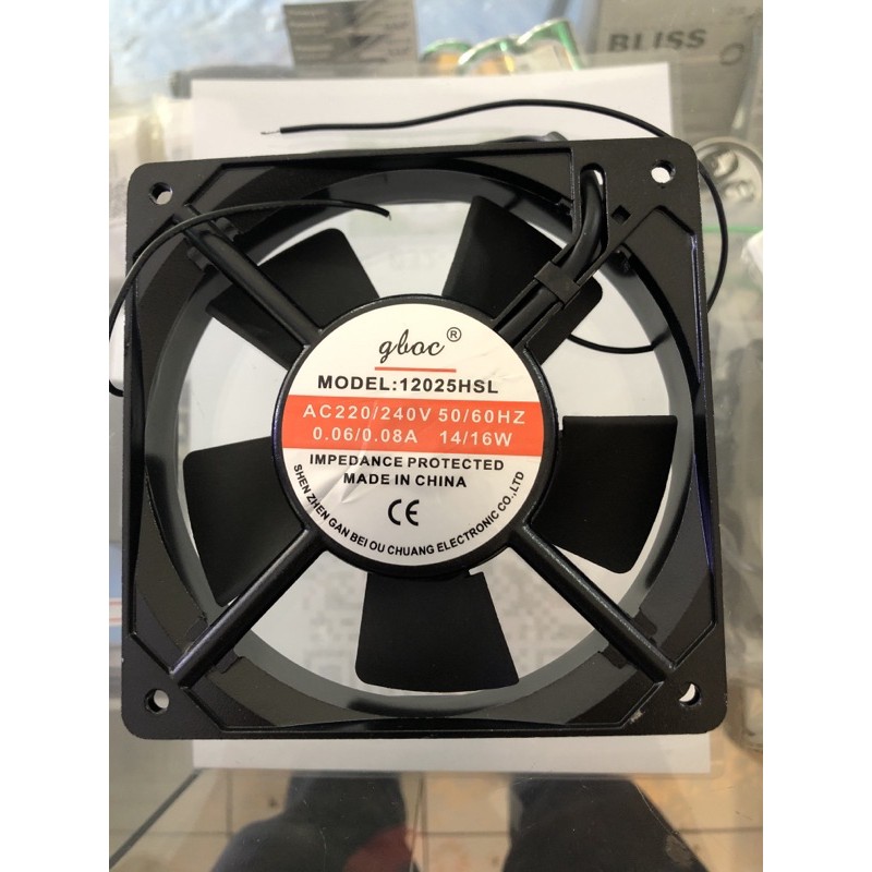 พัดลมระบายความร้อน 11cm 12cm 220V พัดลมตู้ RACK