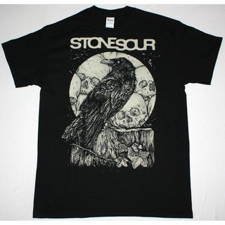 เสื้อยืดลายกราฟฟิก stone soour crowS-5XL