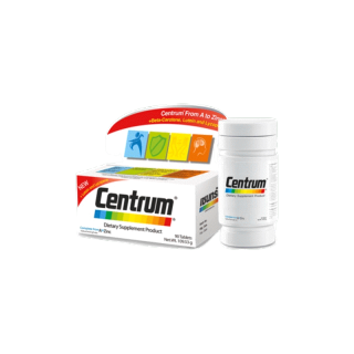 CENTRUM DIETARY SUPPLEMENT 90TABS เซนทรัม ผลิตภัณฑ์เสริมอาหาร 90 เม็ด