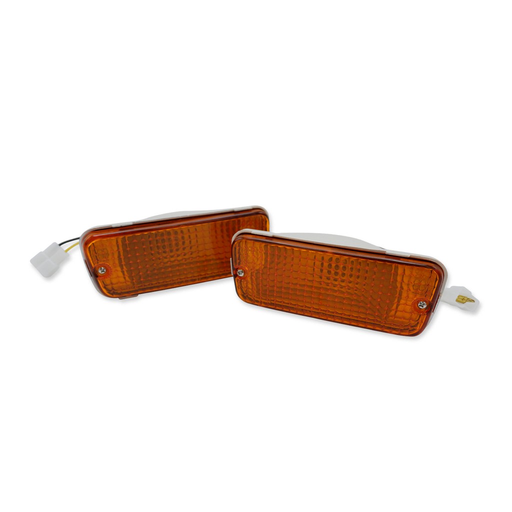 ไฟหรี่กันชนหน้า สีส้ม ซ้าย+ขวา Toyota  RN30 Hilux N30 ปี 1979-1983 ราคา ถูกที่สุด ดีลบีเคเค แกลเลอรีภาพที่ 2
