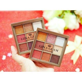 Gina Glamแท้!! อายแชโดว์ สีสวยแพ็คเกจหรู🌟🌟🌟