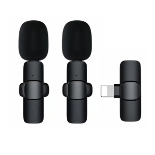 ❤มีของพร้อมส่ง❤ไมโครโฟนไร้สายแบบพกพาใช้สําหรับ Wireless Microphone สมาร์ทโฟน ไมค์ไร้สายหนีบเสื้อ ไมค์หนีบปกเสื้อ