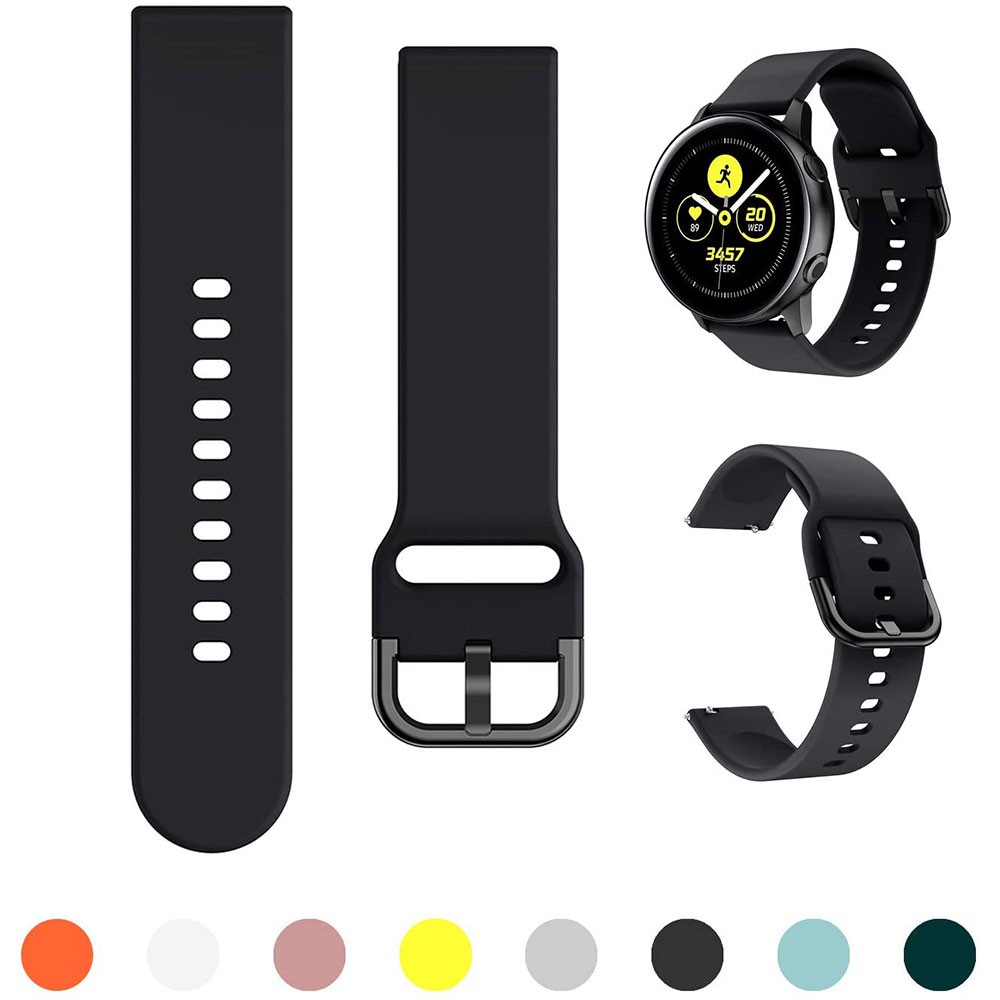 สายรัดใช้งานร่วมกับ Samsung Galaxy Watch 3 41 มม./Active 2 40 มม. & 44 มม., 20 มม.สายรัดข้อมือเปลี่ยนสําหรับ Galaxy Watch 42 มม./เกียร์ S2 คลาสสิก/เกียร์กีฬาสมาร์ทนาฬิกา