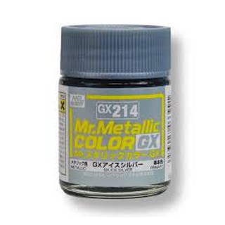 GX214 Mr.Metallic Color Ice Silver 18ml สีเมทัลลิก