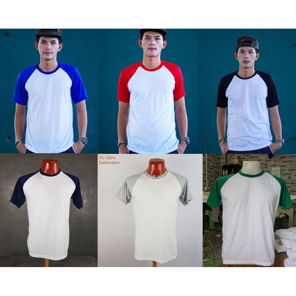 ผ้าทีเค ไหล่สโลป แขนสั้น (ไซต์ผู้ใหญ่) TK Polyester สำหรับงานพิมพ์ซับลิเมชั่น ใส่เล่น ใส่สบาย ไม่ย้วย