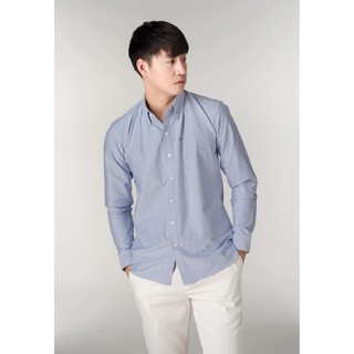 Blue Premium Oxford Shirt : เสื้อเชิ๊ตออกฟอตสีฟ้า