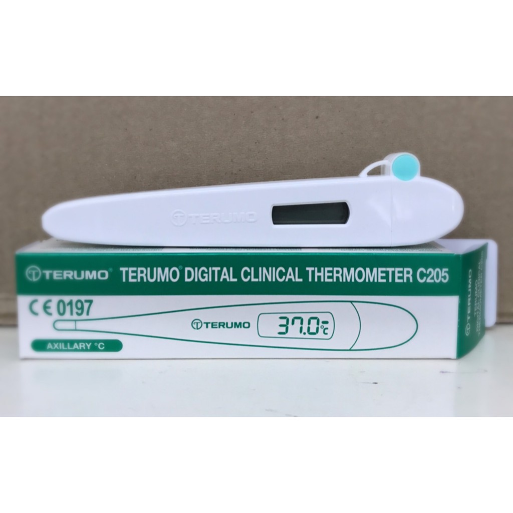 เทอรูโม่ ปรอทวัดไข้ดิจิตอลกันน้ำได้ คุณภาพสูง TERUMO - C205  เกรดโรงพยาบาล