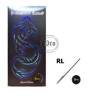 Professional Tattoo Blue Dragon Needle Tattoo เข็มมังกรฟ้า หัวเข็ม 0.35 มม. มี50เล่ม