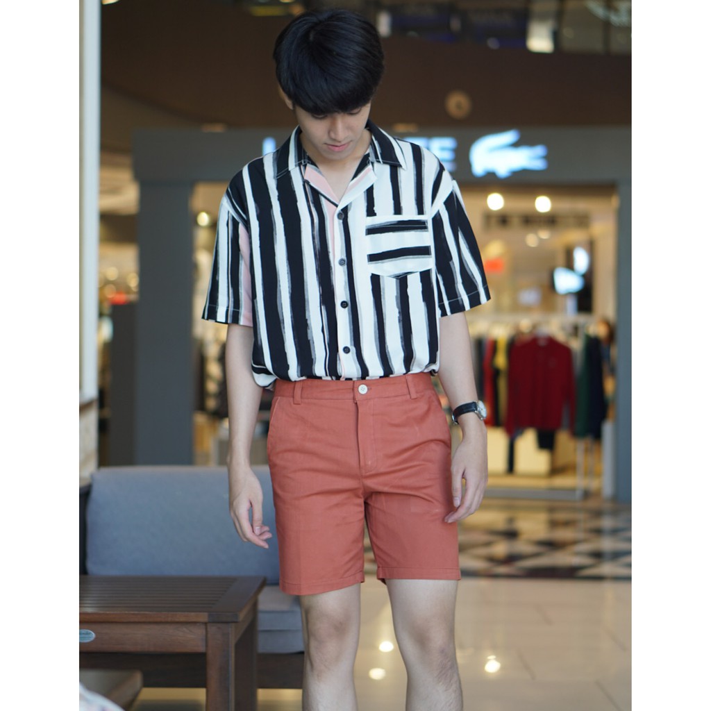 กางเกงขาสั้นผ้าชิโนความยาวความยาว17นิ้ว (ใส่โค้ดNA6JUNE ลดเพิ่ม 38.-)