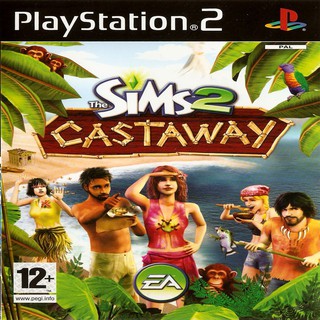 แผ่นเกมส์ PS2 (คุณภาพ) (ส่งไว)  The-Sims-2-Castaw  (USA)