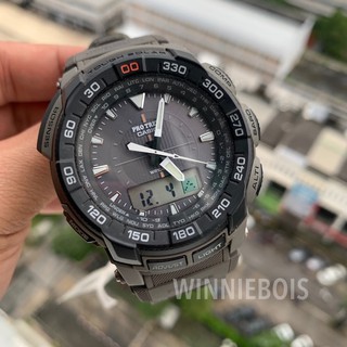 🔥 Sale นาฬิกาคาสิโอ Casio Protrek PRG-550B-5 รับประกัน 1 ปี อุปกรณ์ครบครับ