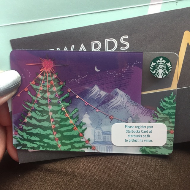 Starbucks card การ์ดเปล่าไม่ขูดพิน