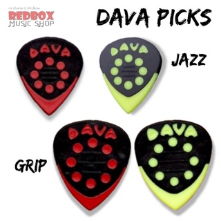 ปิ๊กกีตาร์ DAVA GUITAR PICK รุ่น Grip Tip-Jazz/ Delrin-Nylon [แท้ U.S.A.100%]