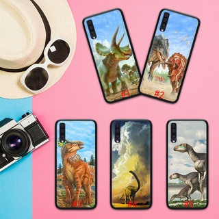 เคสซิลิโคนนิ่ม ลายไดโนเสาร์ 5JUAN สําหรับ Samsung A10 A20 A30 A10S A20S A30S A40S A50 A50S A70 A71