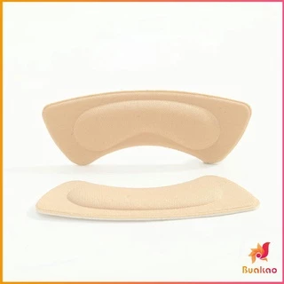 BUAKAO แผ่นกันกัด แผ่นกันรองเท้ากัด เนื้อนิ่ม ช่วยแก้รองเท้าหลวม 1 แพค ต่อ คู่ Sponge heel pad