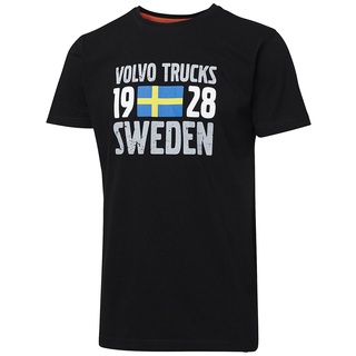 เสื้อยืดคอกลม พิมพ์ลาย Volvo Trucks Heritage สําหรับผู้ชาย