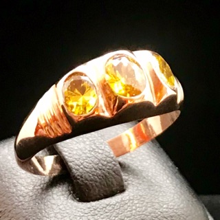 แหวนนาก วินเทจ (vintage pinkgold ring)