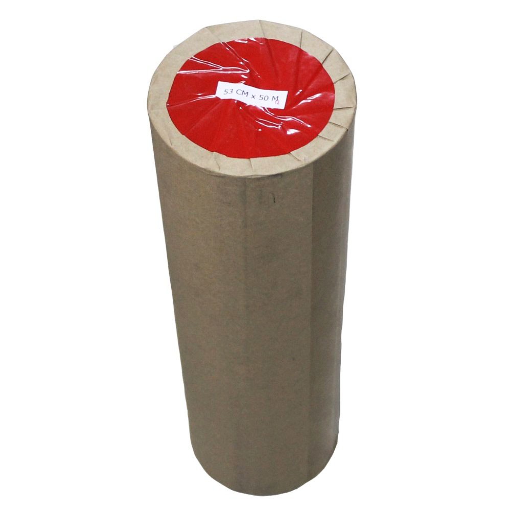 สติ๊กเกอร์ ม้วน PVC สำหรับงาน ตัดสติกเกอร์  พีวีซี   ขนาดกว้าง 53 ซม. ยาว 50 เมตร (สีแดง)