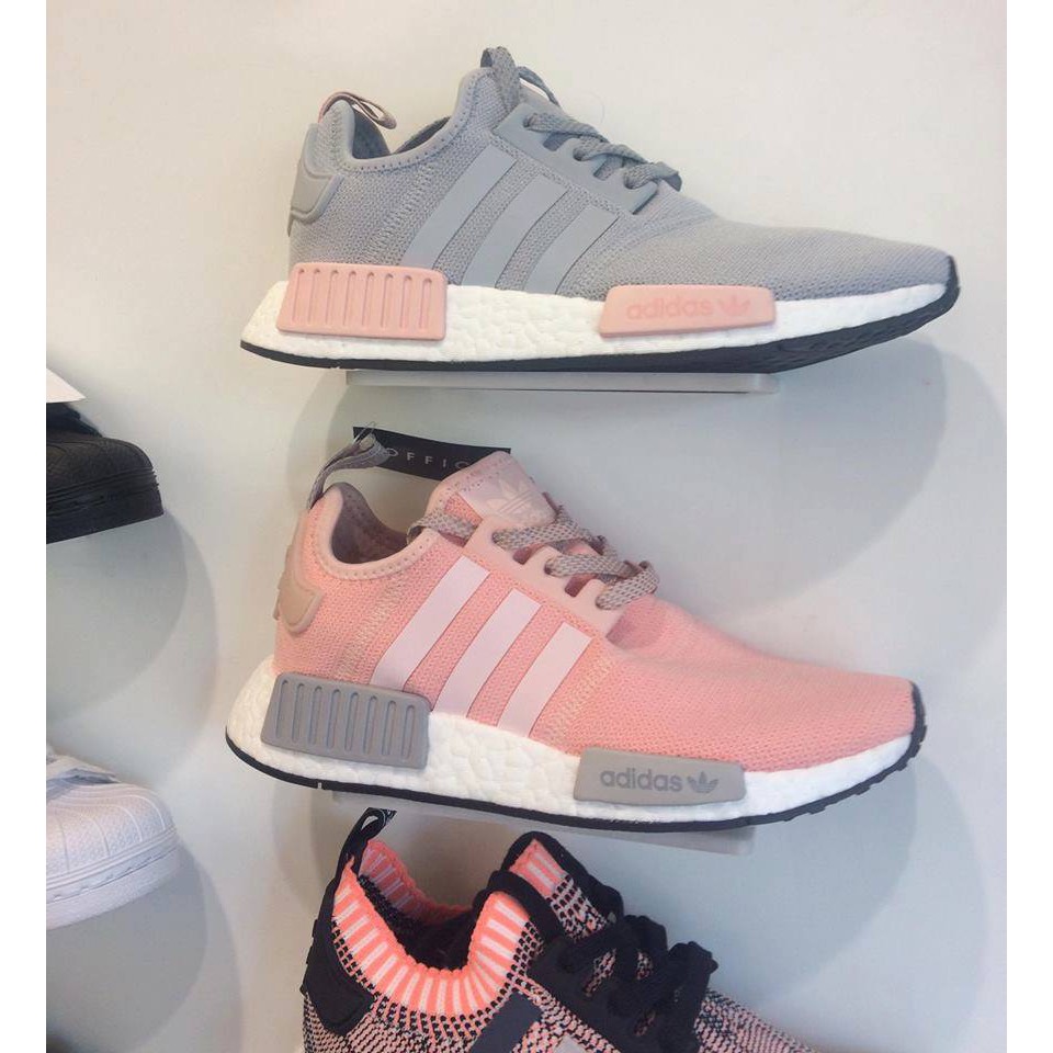 Pre Order Exclusive Adidas NMD R1 สีชมพู สีเทา