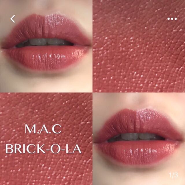 MAC Amplified Creme Lipstick #Brick-O-La 3g ลิปสติกแมคแท้ ฉลาก King  Power/Counterไทย | Shopee Thailand