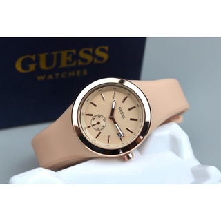 นาฬิกาข้อมือ GUESS RUBBER CHRONO Second Date Active DIAMETER 3.7 ซม. พร้อมกล่อง สําหรับผู้หญิง