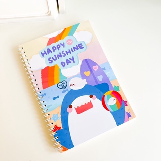 สมุดปกลายฉลามฮาวาย เลือกด้านในได้หลายแบบ 🌈