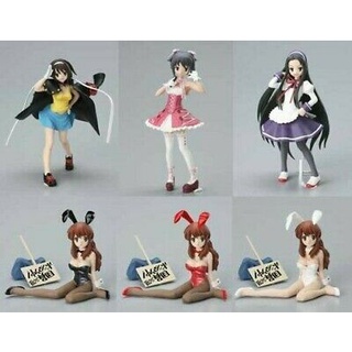 BANDAI Suzumiya Haruhi Figure Meister Case Gashapon Bandai Set of 4 / Optional Mikuru Red or Black