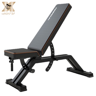 LOCO FISH เครื่องช่วยซิทอัพ อุปกรณ์ออกกำลังกาย Home Dumbbell Bench คณะกรรมการออกกำลังกาย Bench Press Chair