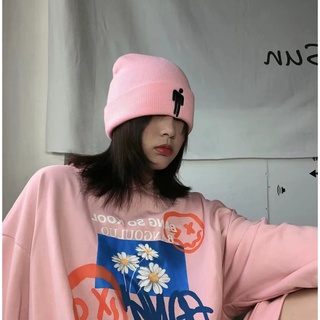 หมวกบีนนี่ถักปักลาย Billie Eilish Beanies  สําหรับผู้หญิงและผู้ชาย