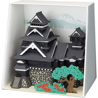 Direct from Japan Kawada Paper Nano Kumamoto Castle 90mm x 90mm x 60mm PN-133