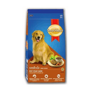 SmartHeart Dog Food Beef Steak Flavor for Adult dog 450g อาหารสุนัขโต สมาร์ทฮาร์ท รสสเต็กเนื้อ 450กรัม