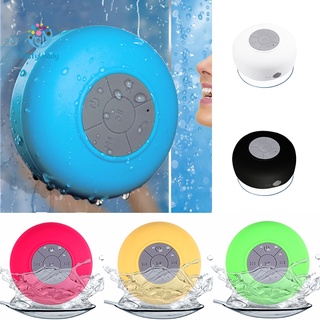 ✌Iy Waterproof Wireless Bluetooth Hands-free Mic Suction Speaker Bathroom Shower