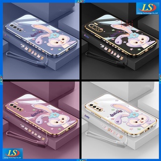 เคส OPPO A91 เคส OPPO Reno 3 A95 A52 A53 A33 F9 A74 A92 A55 A96 A76 A57 A33 A7 A12 A83 F1S A54 A59 A53 A5S เคสโทรศัพท์มือถือ ลายการ์ตูนกระต่าย StellaLou TZ