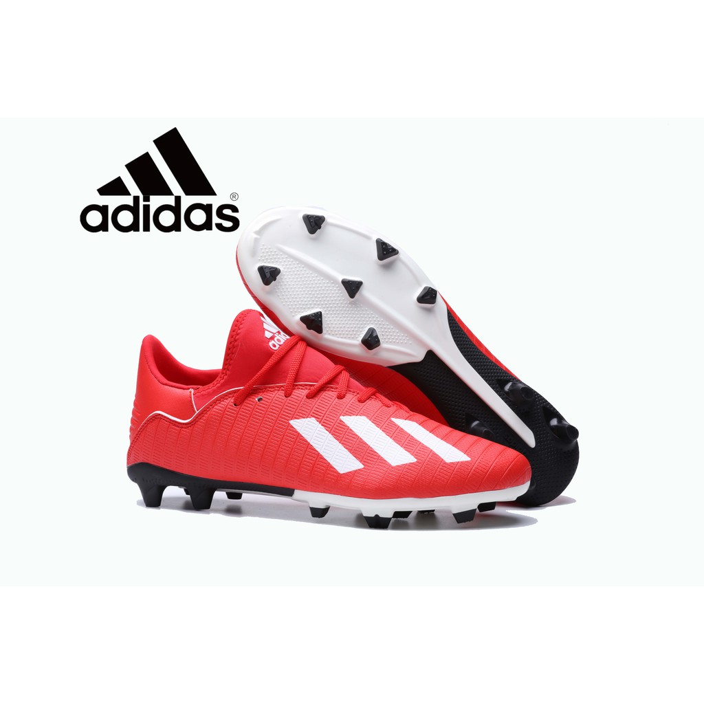 Adidas X TPU รองเท้าสตั๊ดรองเท้าฟุตบอลการฝึกอบรม (สีแดง 36-45)