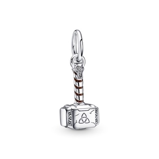 (พร้อมส่ง)*New*Pandora Marvel The Avengers Thors Hammer Dangle Charm