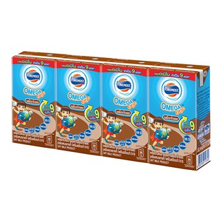 โฟร์โมสต์ โอเมก้า นมยูเอชที รสช็อกโกแลต ขนาด 85 มล. แพ็ค 48 กล่อง Foremost Omega Chocolate Flavored UHT Milk Size 85 ml.