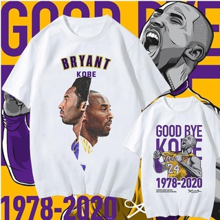 เสื้อยืดแขนสั้น พิมพ์ลายทีมบาสเก็ตบอล Mamba Spirit kobe แฟชั่นฤดูร้อน สําหรับผู้ชาย