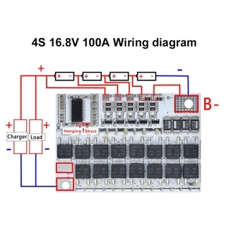 3s/4s/5s Bms 100A คณะกรรมการป้องกันโมดูลเครื่องชาร์จ 3s / 4s / 5 S Bms 12v 16.8 V 21 V 3.7 V 100 A Li - Ion Lmo Ternary Lithium