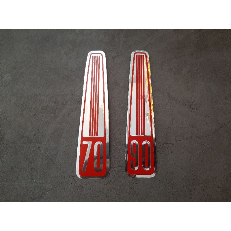 สติ๊กเกอร์อก C70 C90 รุ่นถังแยก
