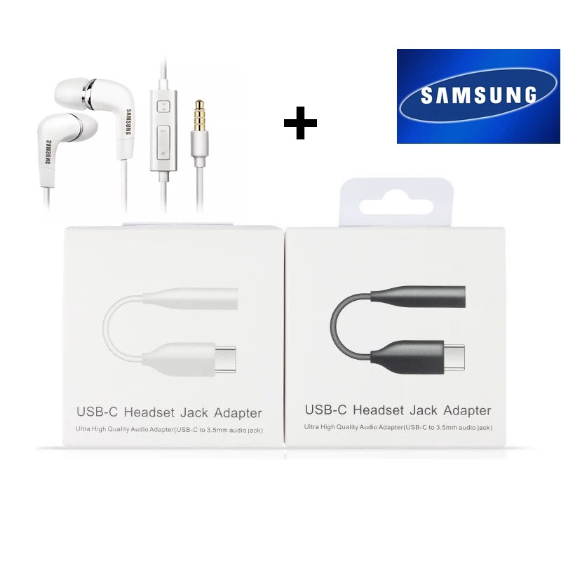 แจ๊คแปลง Samsung usb-c to 3.5mm audio jack สายแปลงหูฟังจาก แปลงTypeC เป็น3.5MM​ รองรับเช่น Note10/A80/S20/S21/Tab S6