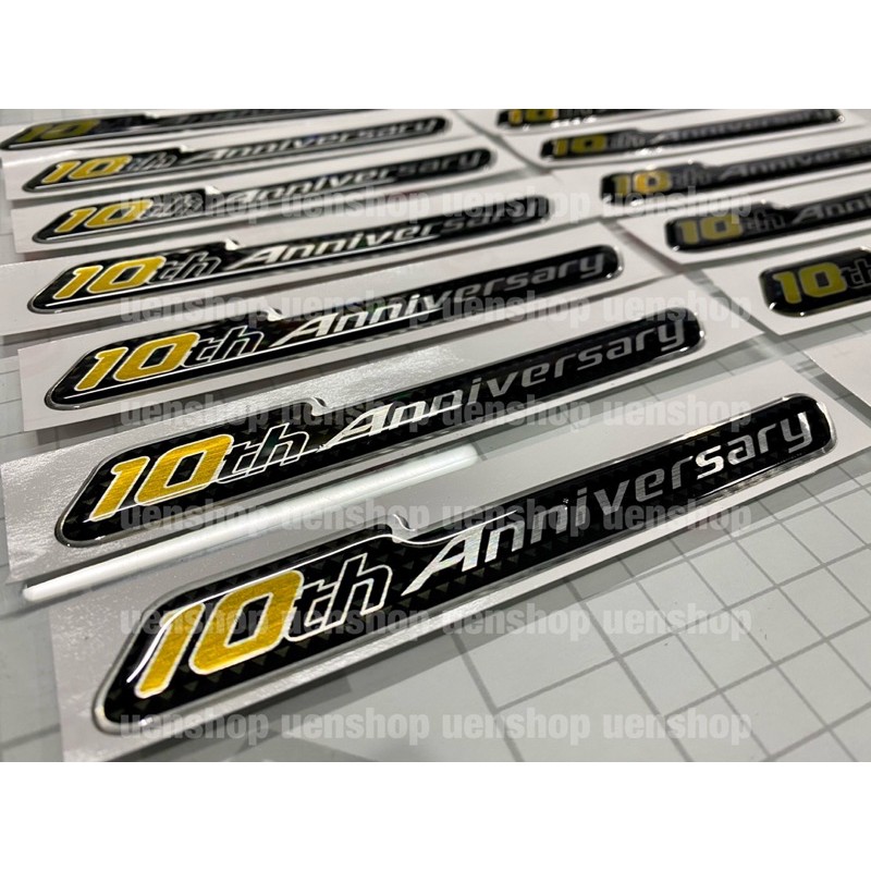 EPOXY EMBLEM สําหรับ HONDA JAZZ FIT GE 10thniversary CARS COPYORI GE6 GE8 RS