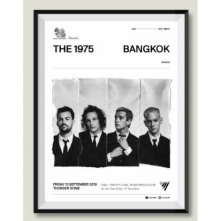 โปสเตอร์วงดนตรี the 1975 live in Bangkok 2019