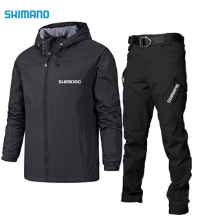 Shimano ชุดตกปลา กันน้ํา กันลม ระบายอากาศ แบบบาง สําหรับผู้ชาย