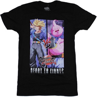 ผ้าฝ้ายคอกลม100%cotton เสื้อยืดผู้ชาย Great Eastern Enternment Mens Dragonball Z Dragon Ball FighterZ Game Trunks Vs Ma