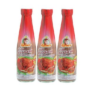 🔥ยอดนิยม!! น้ำจิ้มแจ่วอีสาน น้องพร ขนาด 300cc/ขวด ยกแพ็ค 3ขวด ESARN CHILI SAUCE น้ำจิ้มและน้ำสลัด