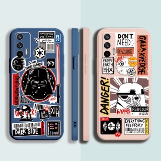 เคสโทรศัพท์มือถือ ขอบสี่เหลี่ยม ลาย Star Wars แฟชั่น สําหรับ OPPO A16 A94 A53 A15 A12 AX7 A52 A72 A92 A74 A54 5G