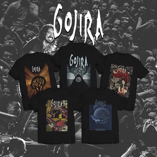 T-shirt  เสื้อยืด พิมพ์ลาย Gojira Series DTG Cornit Metal สําหรับผู้ชายS-5XL