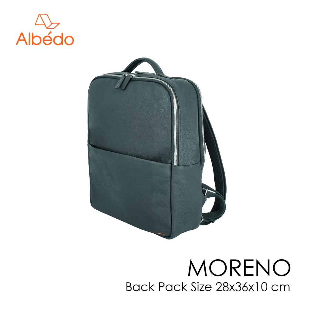 [Albedo] MORENO BACKPACK กระเป๋าเป้ สะพายหลัง หนังแท้ รุ่น MORENO - MN01699