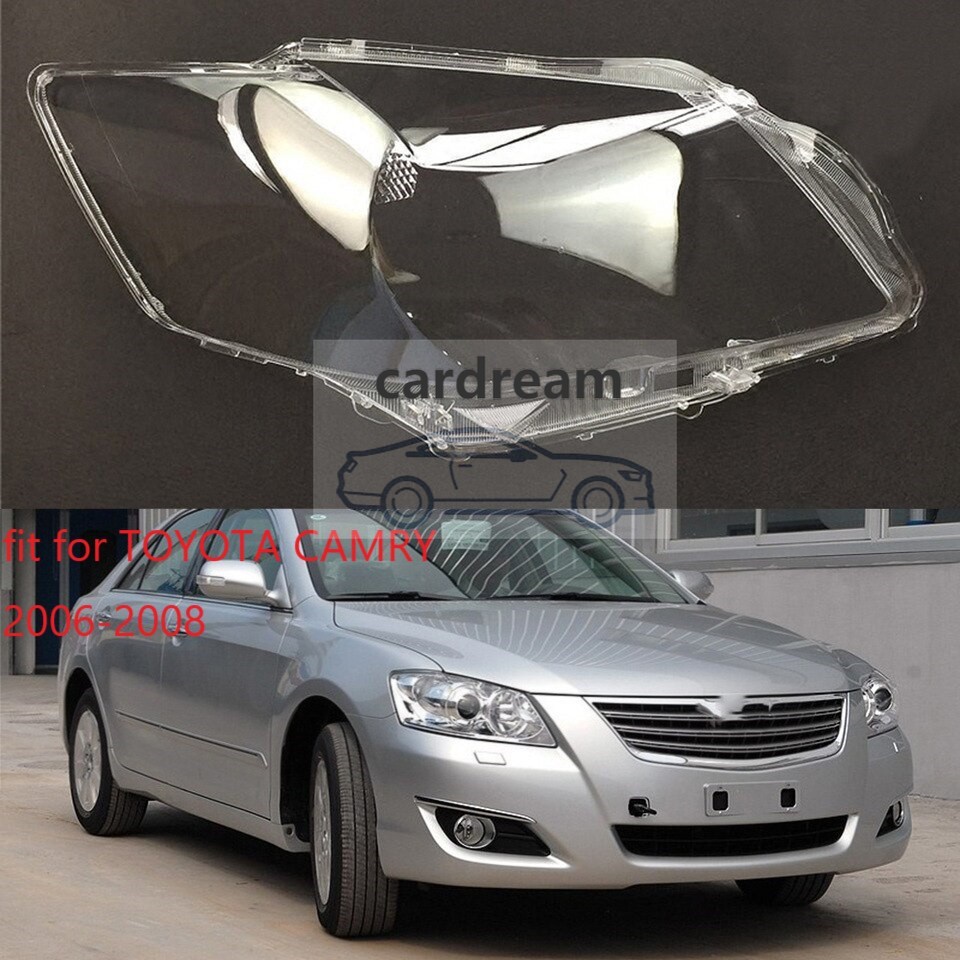 ฝาครอบไฟหน้ารถยนต์ สําหรับ Toyota Camry ACV40 (2006-2008) ACV41 เลนส์ไฟหน้า ฝาครอบไฟหน้า ฝาครอบเลนส์ headlamp cover head lamp cover ไฟหน้า โคมไฟหน้า กรอบเลนส์ไฟหน้า ไฟหน้าสําหรับ ฝาครอบไฟหน้าตรงรุ่น